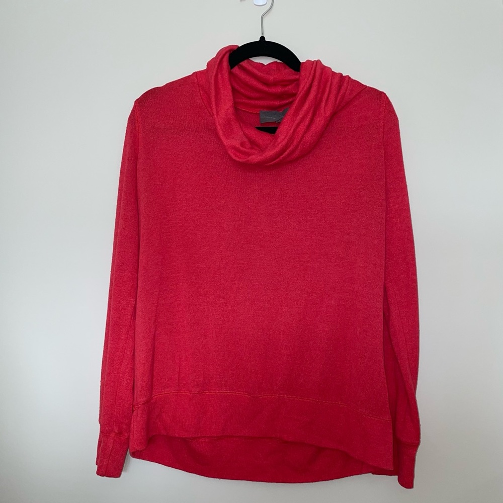 Sunday in Brooklyn Red Turtleneck